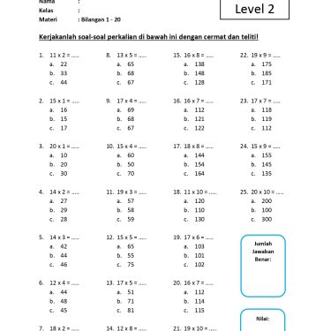 7 Rahasia Latihan Soal Kelas 2 SD Matematika Agar Anak Cepat Pintar Sebelum Ujian 2026