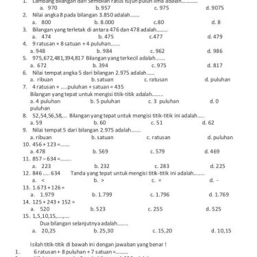 3 Fakta Mengejutkan Soal Ujian Matematika Kelas 3 Semester 1 yang Ternyata Mereproduksi Kuasa di Sekolah