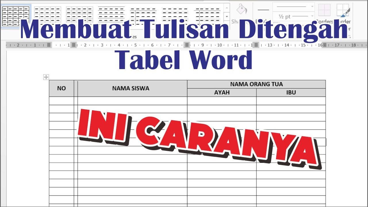 3 Trik Rahasia Cara Mengubah Tulisan Menjadi Horizontal pada Tabel MS Word yang Jarang Diketahui