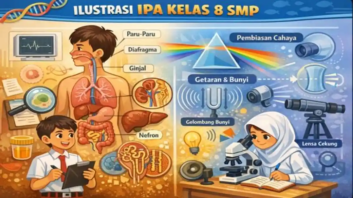 50 Bank Soal PAT IPA Kelas 8 SMP Latihan Soal Materi Paling Sering