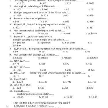 5 Fakta Mengejutkan Latihan Soal Kelas 3 Semester 1 yang Wajib Tahu Orang Tua di 2026