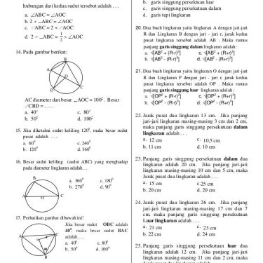 7 Soal Matematika Kelas 8 Semester 2 Kurikulum 2013 Ternyata Sering Muncul di Ujian, Wajib Tahu