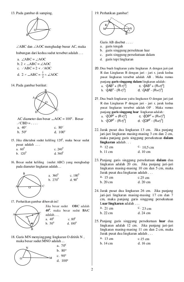 7 Soal Matematika Kelas 8 Semester 2 Kurikulum 2013 Ternyata Sering Muncul di Ujian, Wajib Tahu