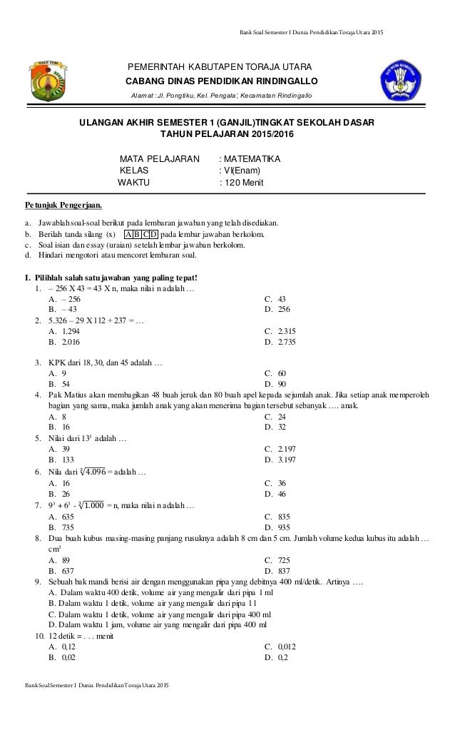 Ini Dia Rahasianya! Download Soal Kelas 6 Semester 2 Terbaru untuk Latihan Ulangan