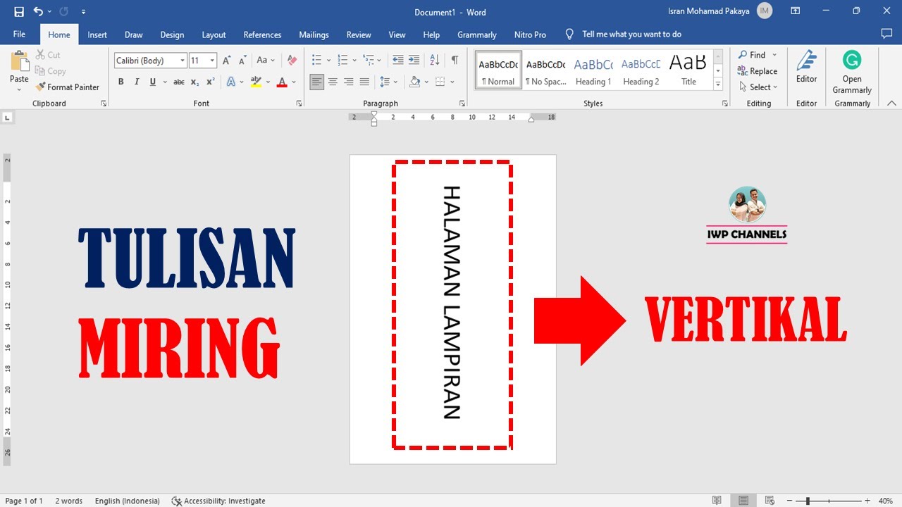 Cara Membuat Text Tegak Vertikal Di Microsoft Excel Youtube - Free Word Cara Membuat Text Tegak Vertikal Di Microsoft Excel Youtube - Free Word