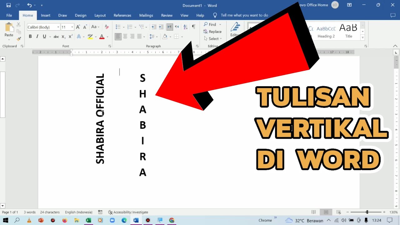 5 Tips Cara Mengubah Tulisan Horizontal ke Vertikal di Word untuk Diagram Rahim Terbalik