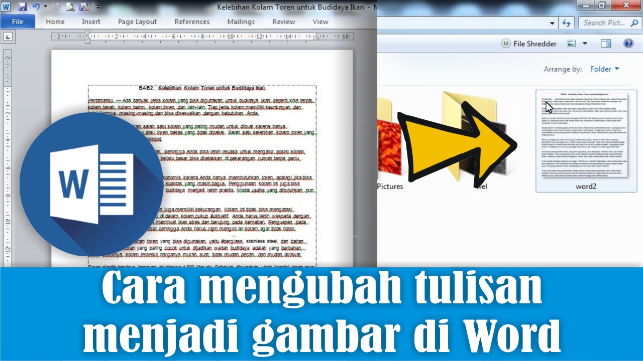 Cara Mengubah Tulisan Gambar di Microsoft Word 2010 Tanpa Ribet, Ternyata Semudah Ini
