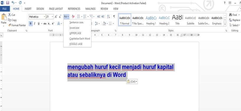 Cara Mengubah Tulisan Menjadi Kapital Semua di Word Ternyata Semudah Ini, Wajib Tahu Sebelum Terlambat