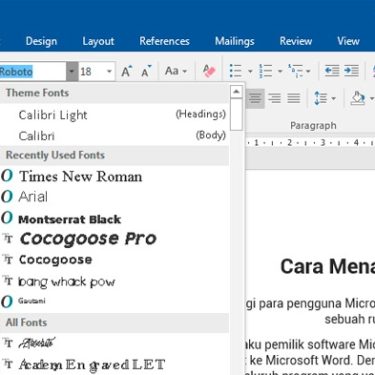 Ternyata Semudah Ini Cara Mengubah Tulisan pada Microsoft Word untuk Daftar Gambar Otomatis yang Rapi