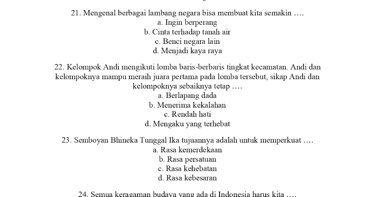 Rahasia Skor Sempurna dengan Latihan Contoh Soal Tema8 Subtema 1 Kelas 3 Terbaru